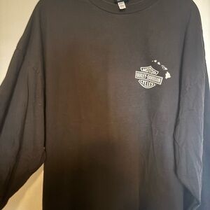 Harley-Davidson Black Crew Neck Tee